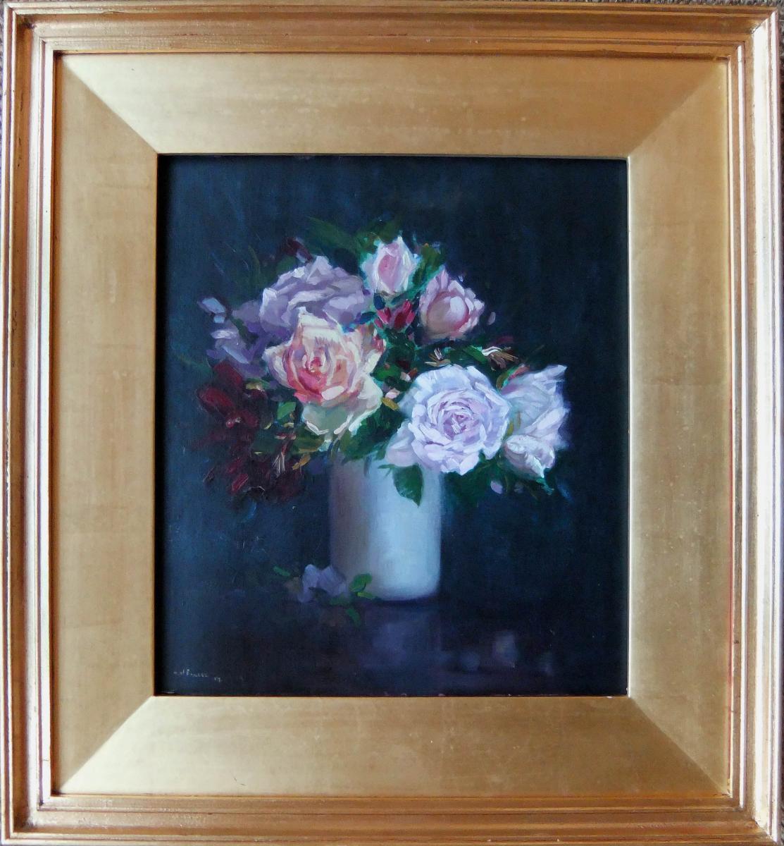 oil painting Ennes Still life Roses