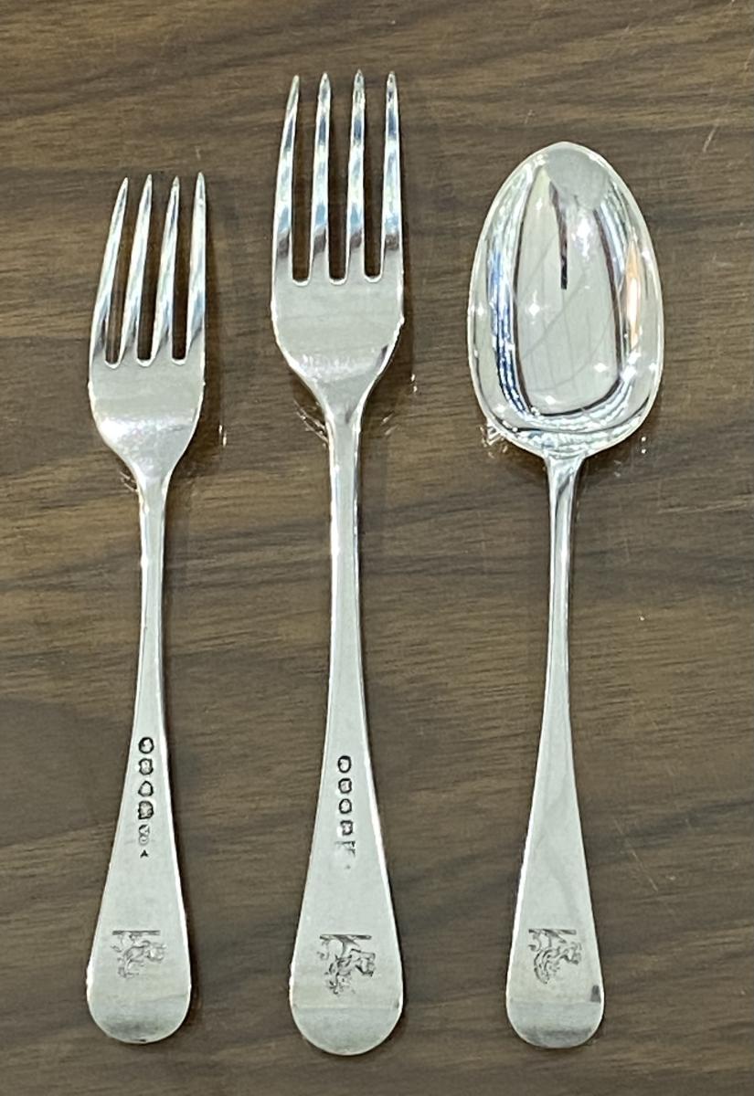 George Adams old English silver Cutlery/Flatware 