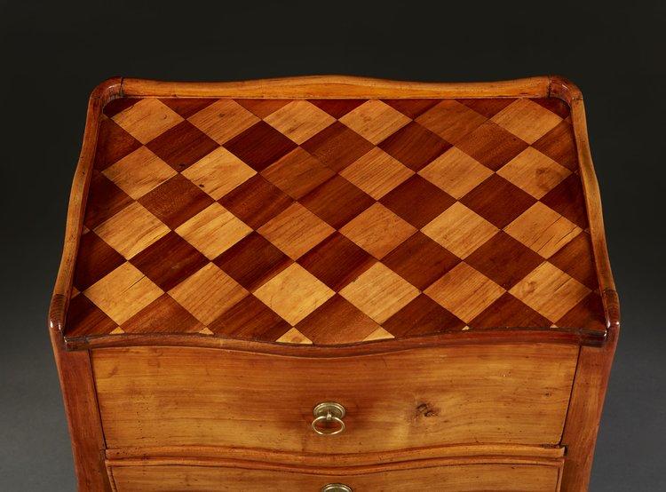 Louis XV Satinwood Bedside Cabinet