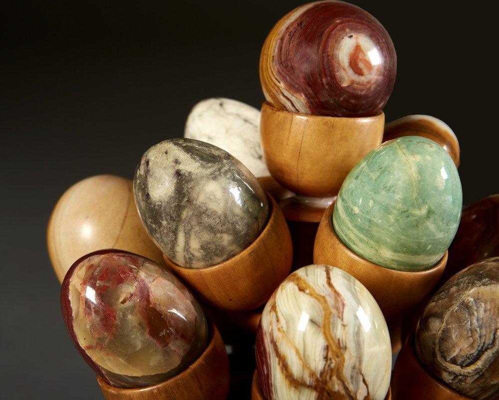 Unusual Collection of Specimen Marble Eggs