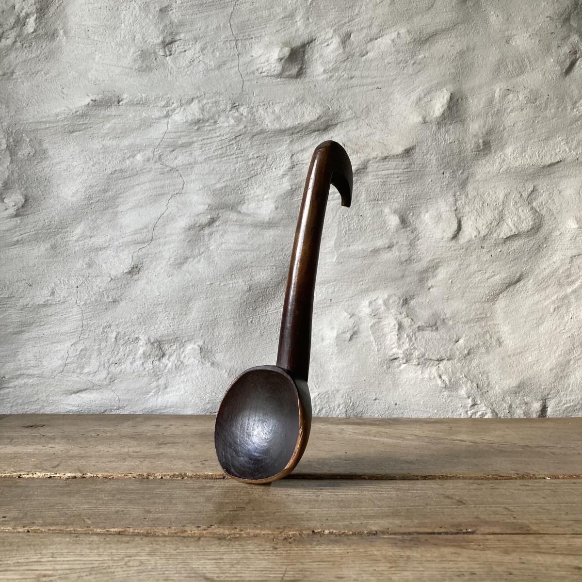 19th century Welsh sycamore ladle