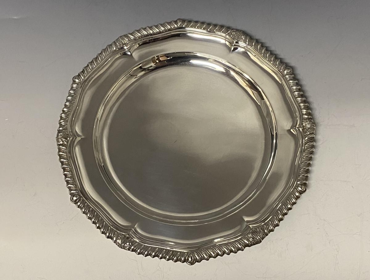 Sterling silver dinner plates Barnard 1939