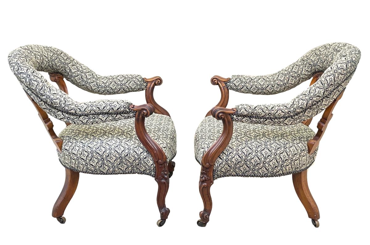 Pair Of 19th Century Armchairs