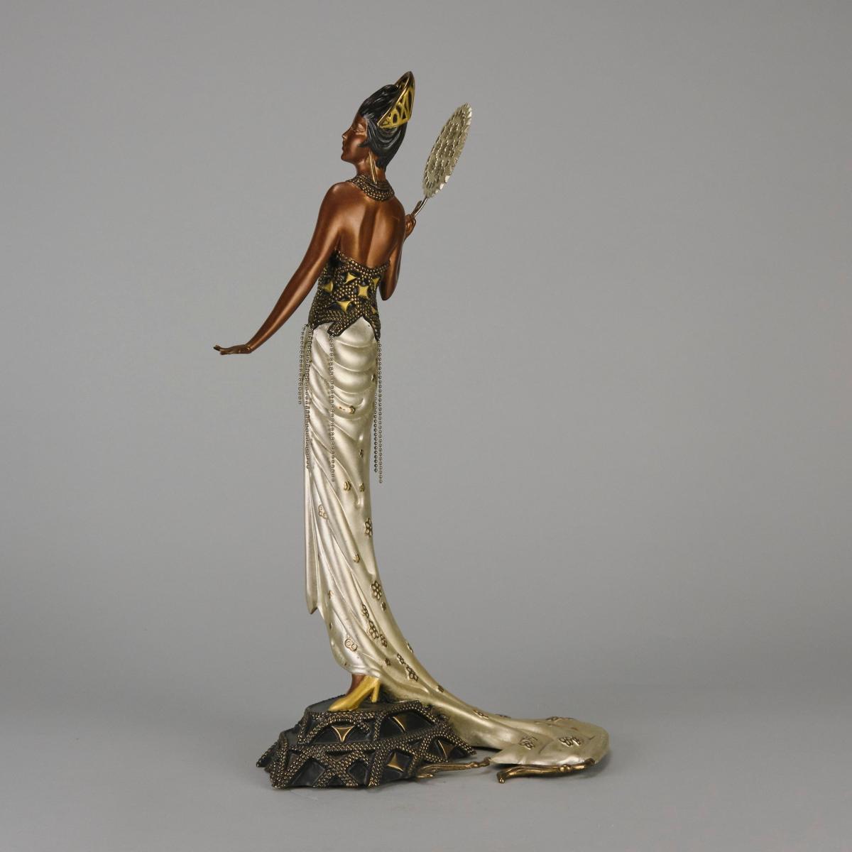 ‘Fedora” Limited Edition Art Deco Bronze Sculpture by Erté - circa 1989