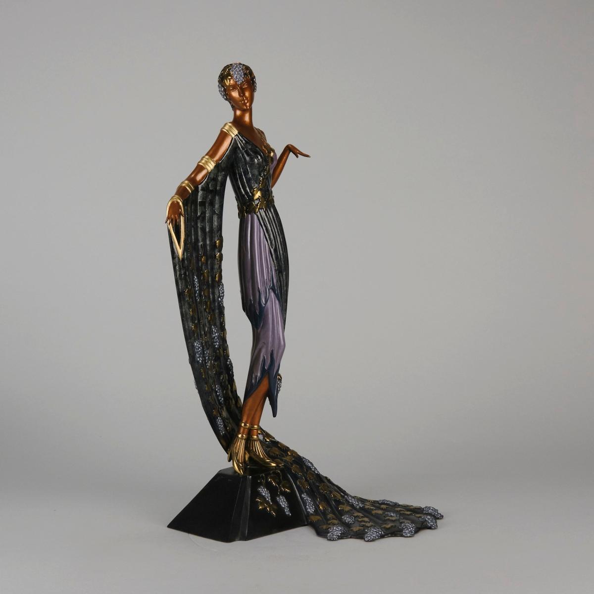 “L’Amour du Vin” Limited Edition Art Deco Bronze by Erté | BADA
