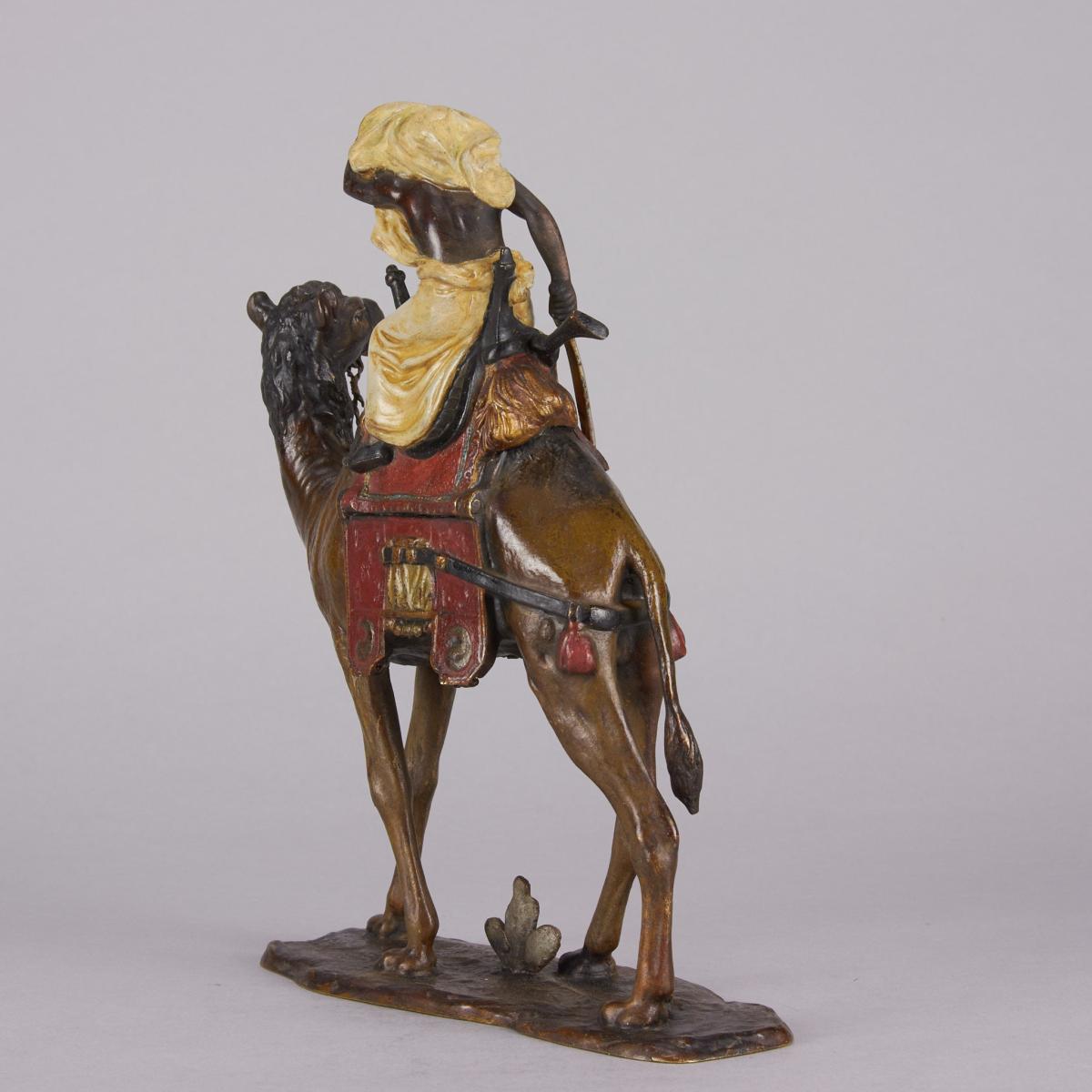 ‘Warrior on Camel” Vienna Bronze by Franz Bergman - circa 1900