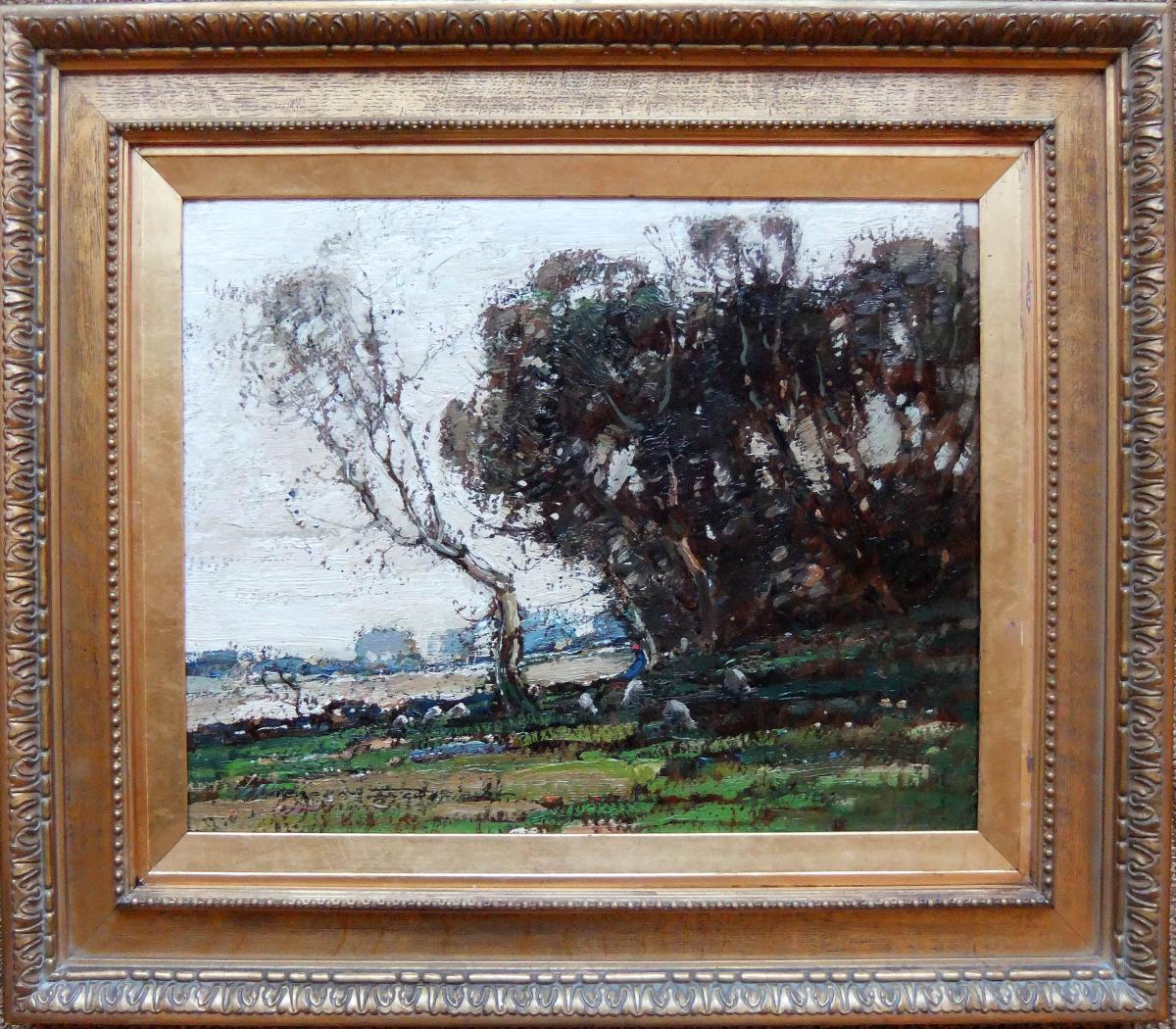 Kershaw Schofield Yorkshire landscape oil painting 