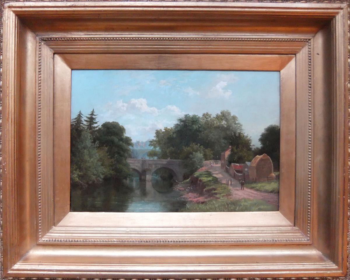 George Cammidge oil painting on canvas landscape