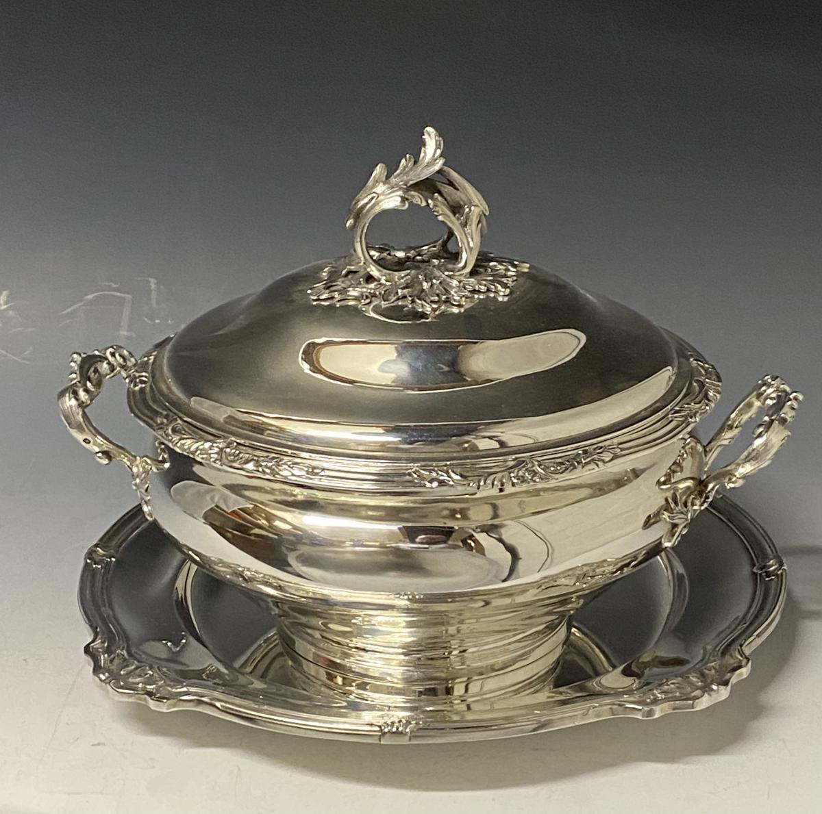 Maharajah of Baroda French silver tureen Jean Baptiste Canaux and Paul Canaux