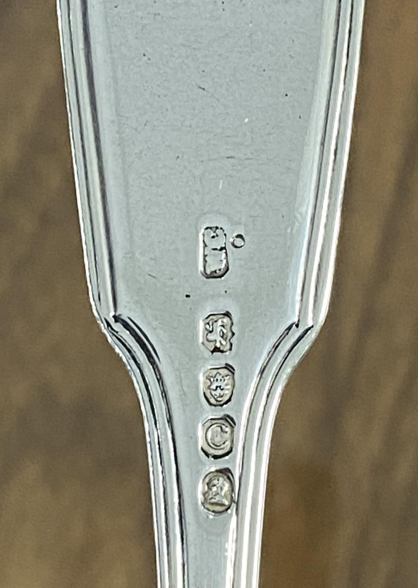 Georgian Fiddle Thread Cutlery Flatware William Chawner 