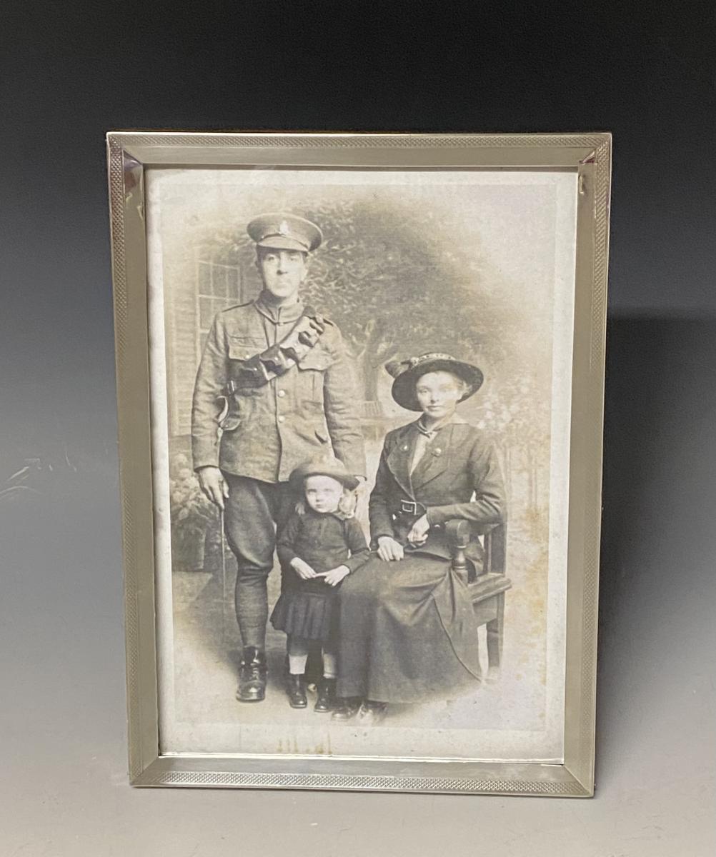 Antique silver Photograph Frame James and William Deakin