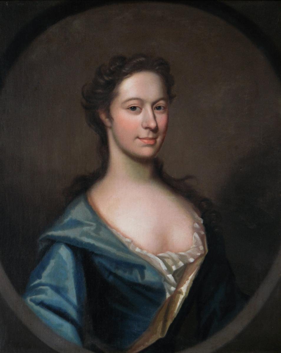 Portrait  oil painting of a Lady, C1690, circle of Michael Dahl