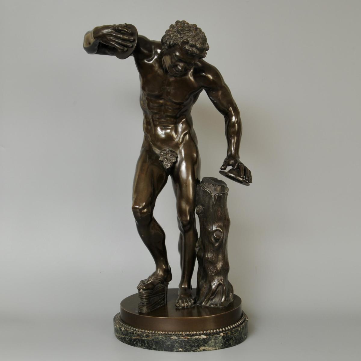 Grand Tour Bronze of the Dancing Faun