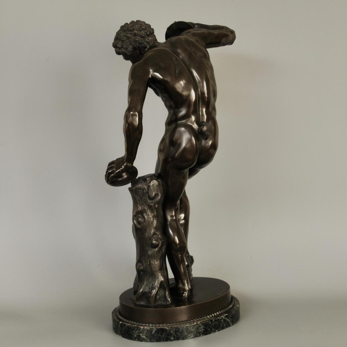 Grand Tour Bronze of the Dancing Faun