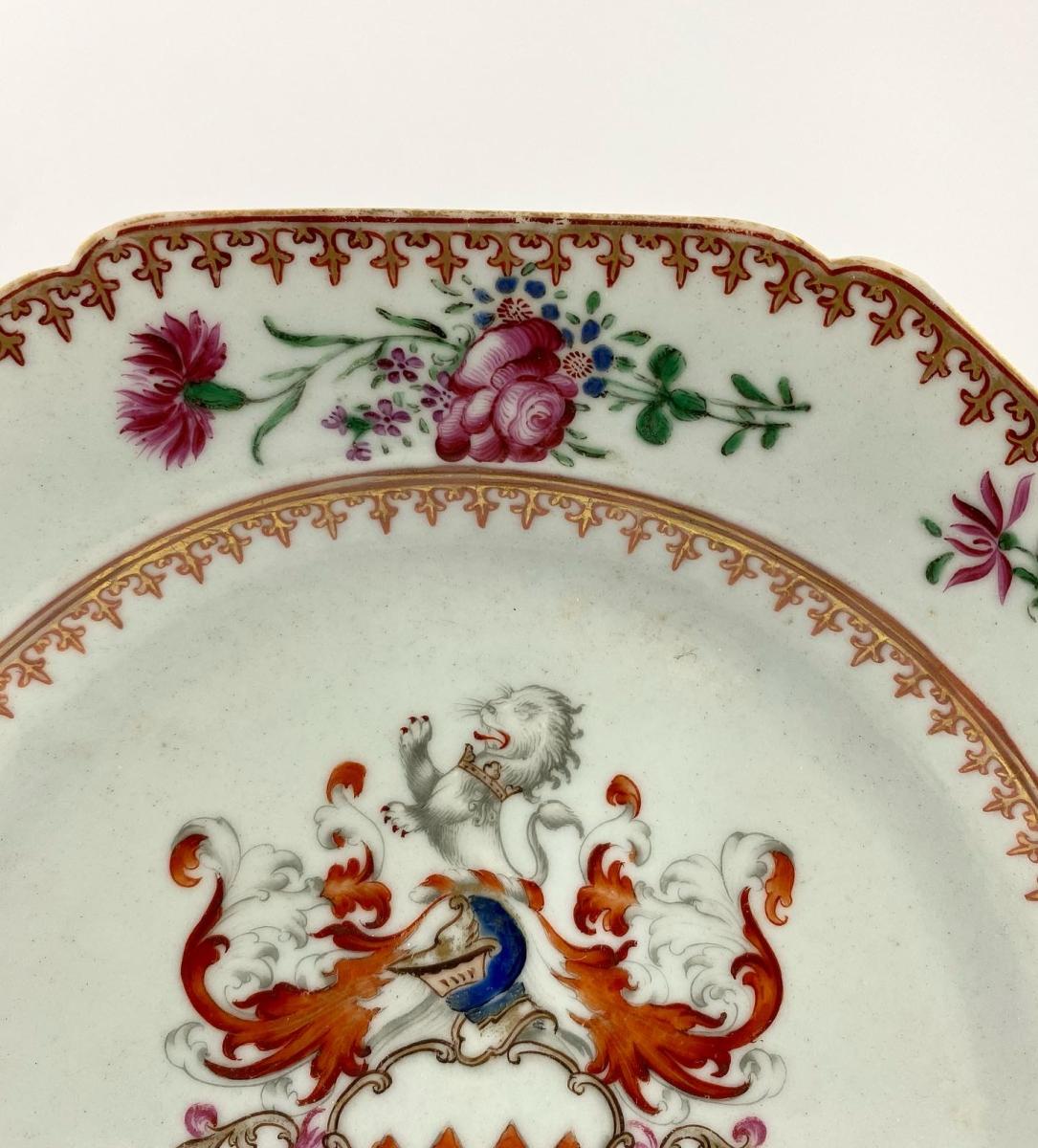 Chinese armorial plate