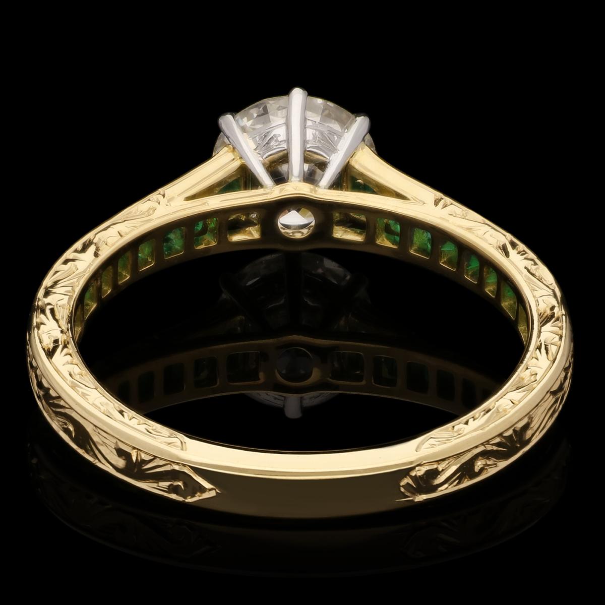  Old European Brilliant Cut Diamond Ring