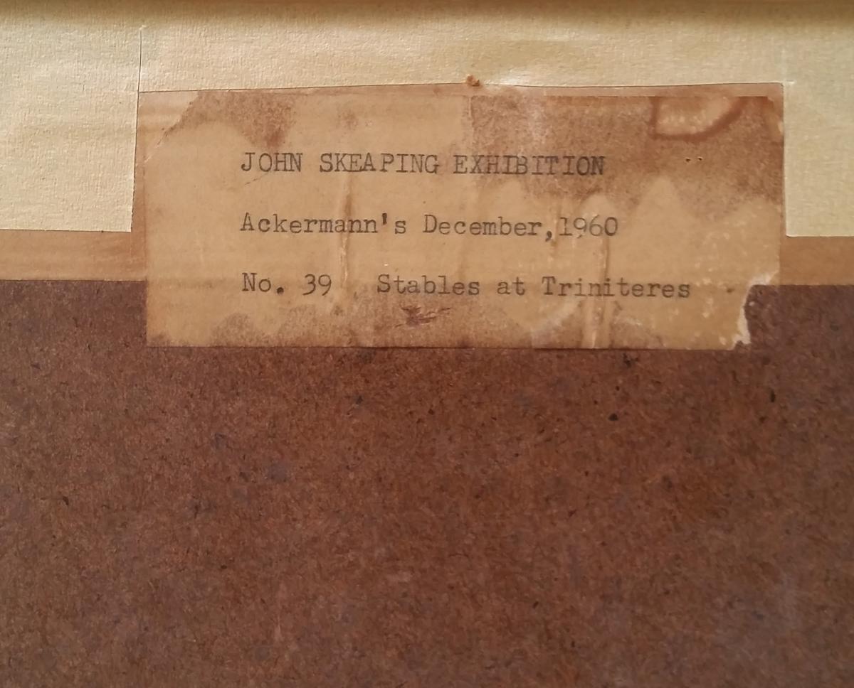John Skeaping (1901-1980) Horses Pastel 1960