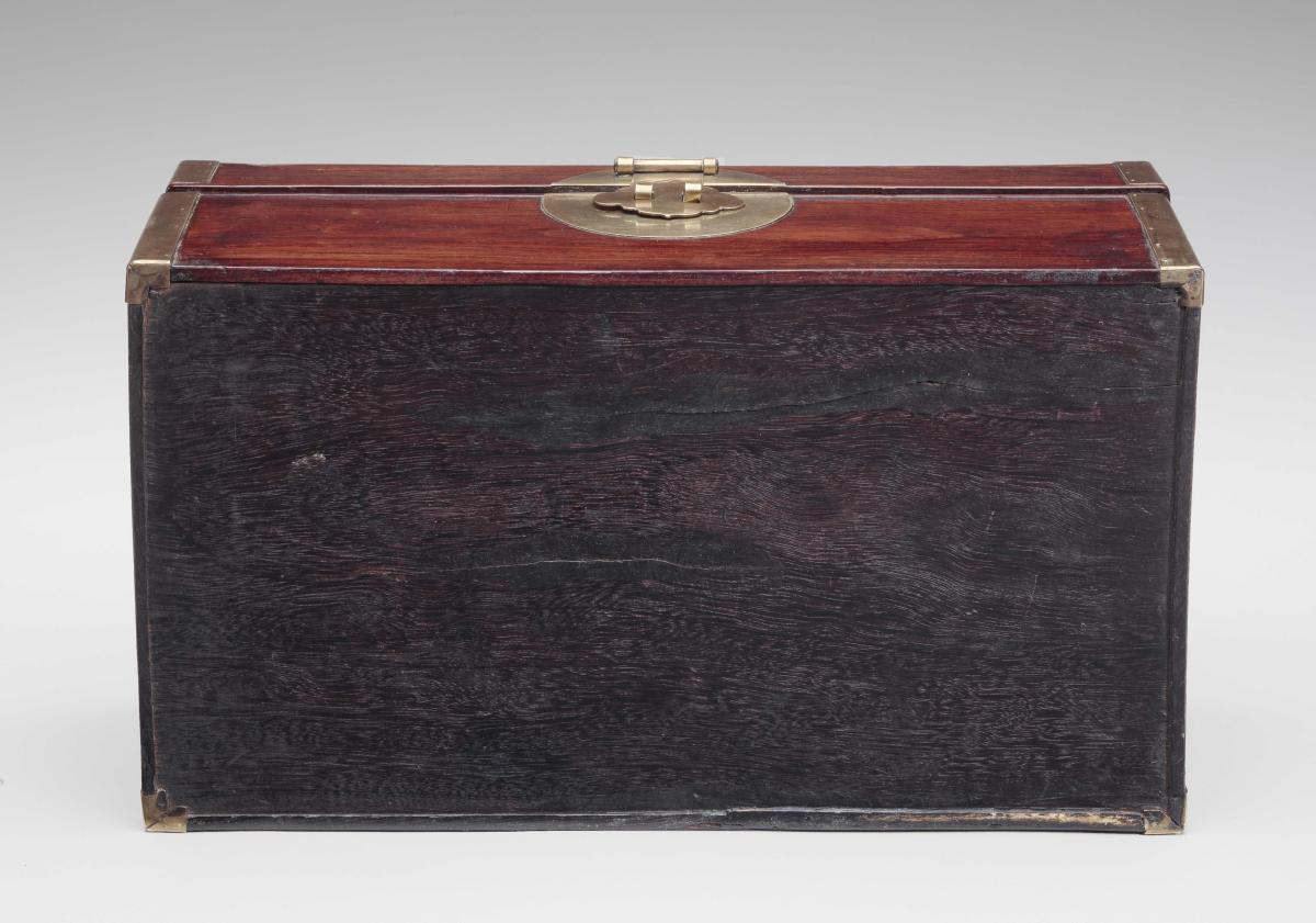 A large huanghuali document box, Qing dynasty, 18th century