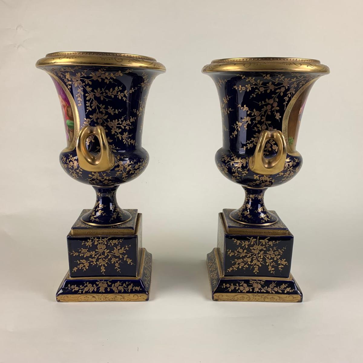 Pair of Large Vienna Urns | British Antique Dealers' Association