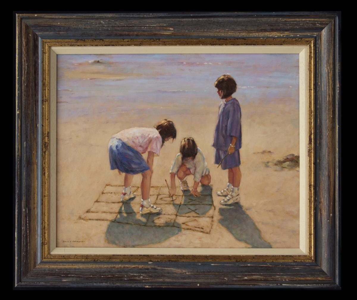'Sand Games' by Paul Gribble (B. 1938)