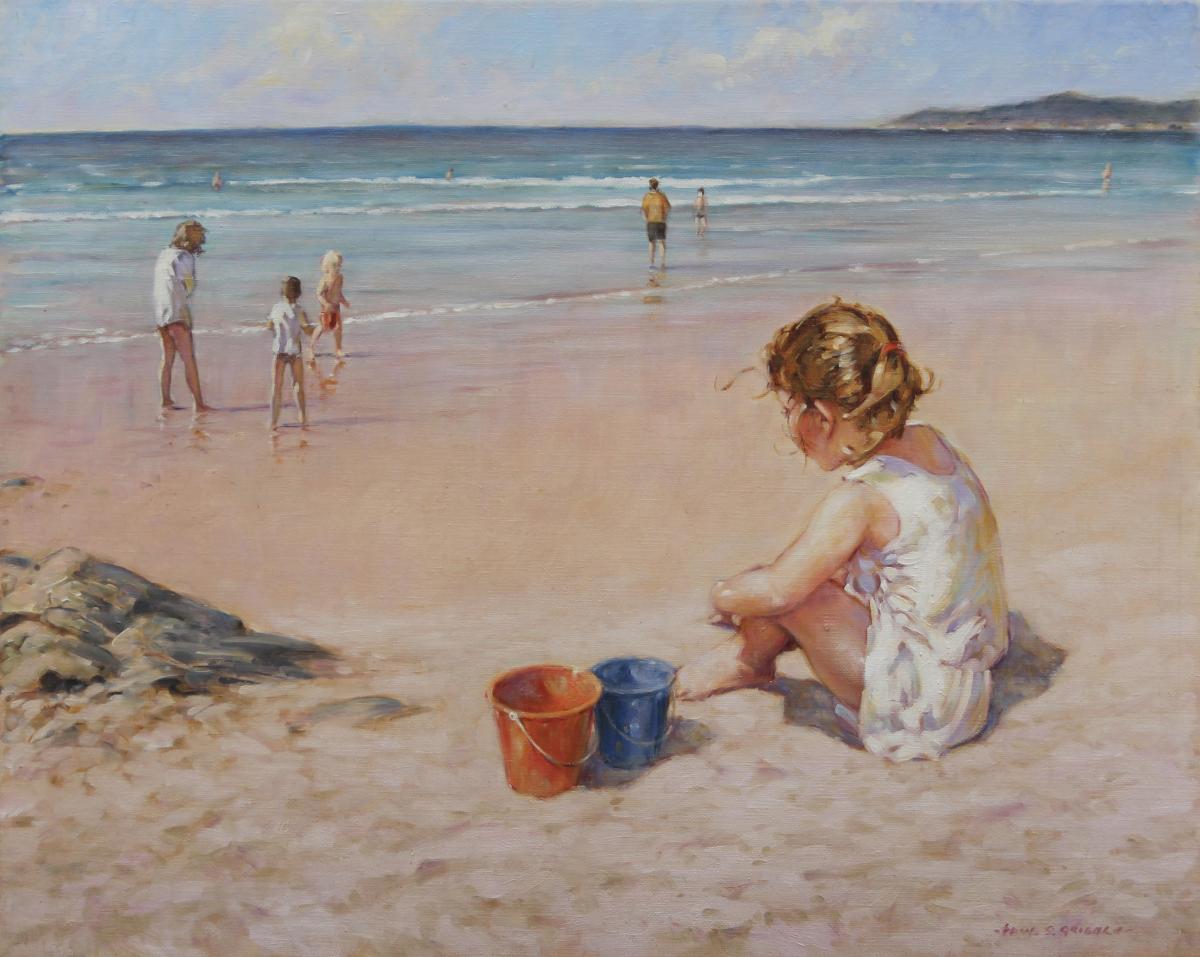 'Summer Days' by Paul Gribble (B. 1938)