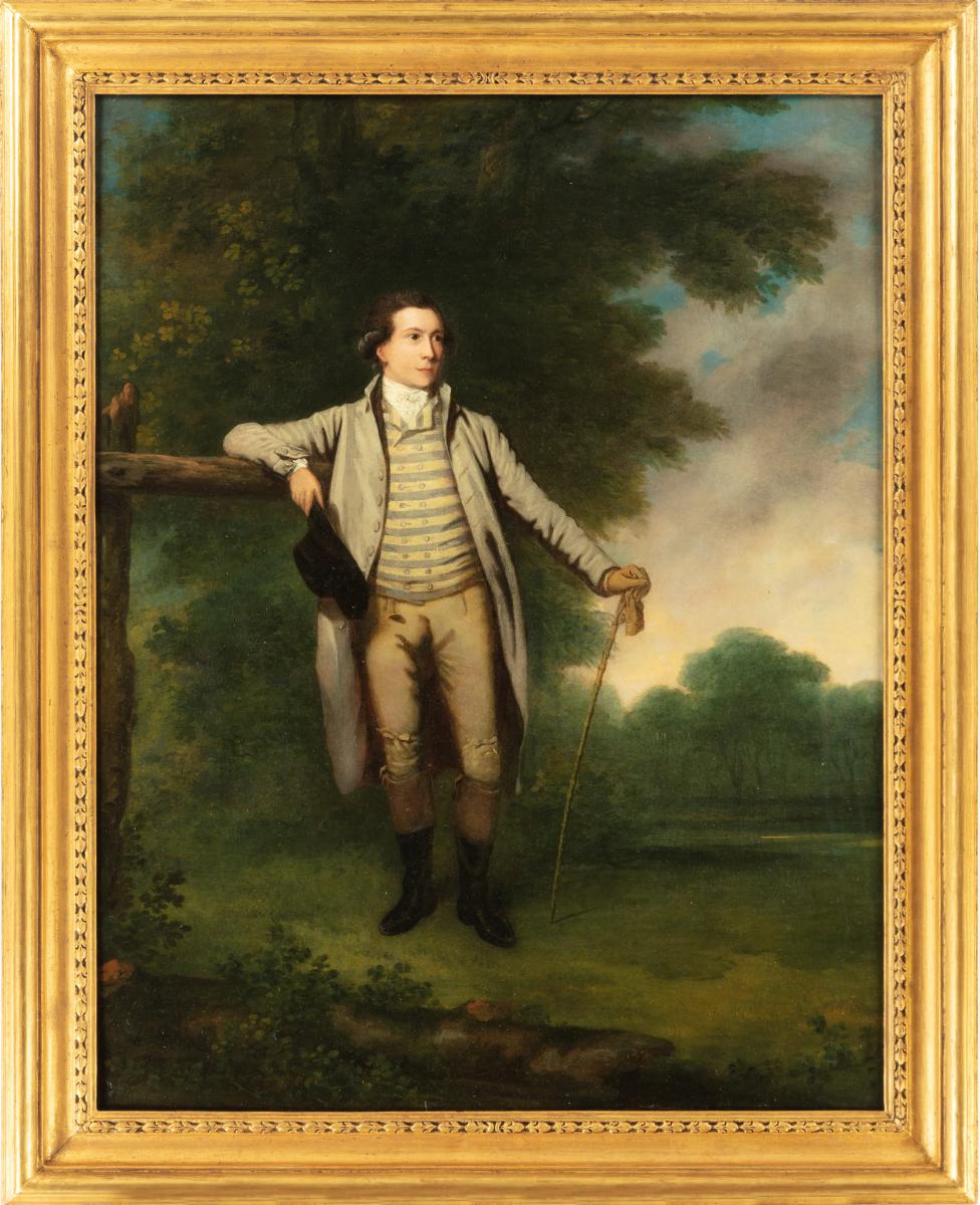 A Portrait of Henry Pye by Benjamin Wilson