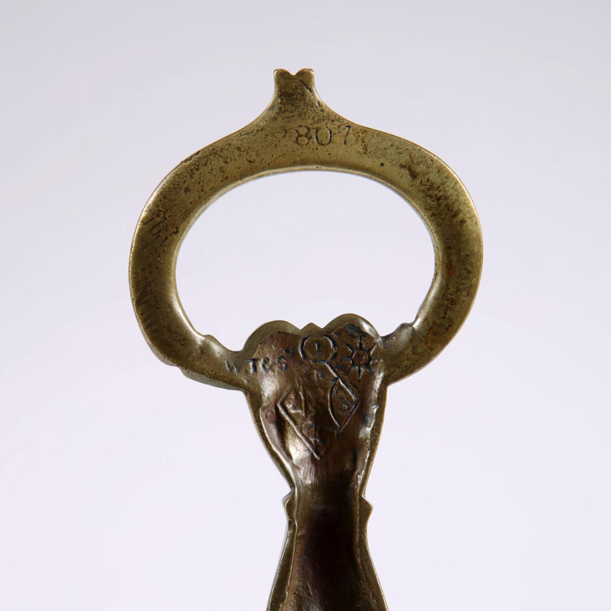 19th century lion's mask door stop
