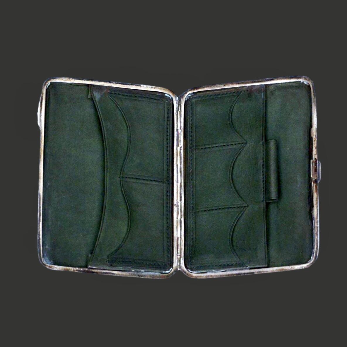 Archibald Knox Cymric silver and enamel purse