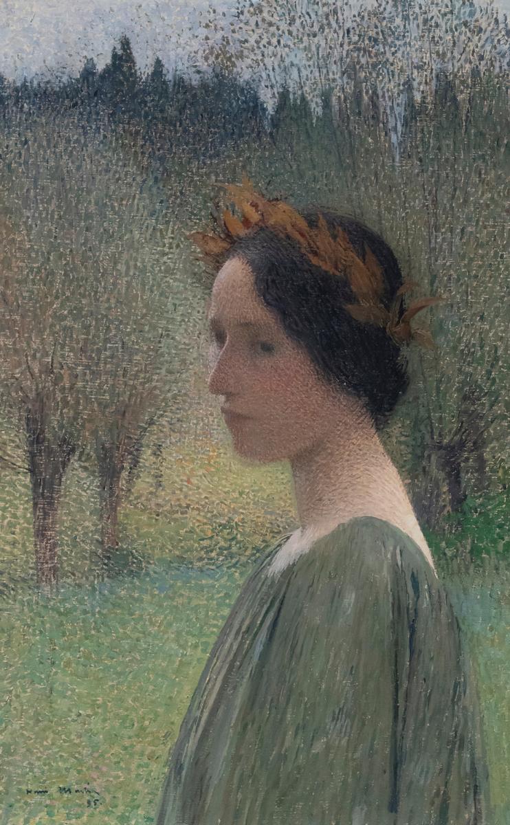 Portrait of a Woman, 1895, by Henri Martin (French 1917-1943)