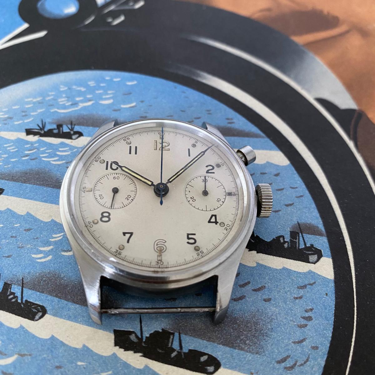 Lemania Royal Navy Chronograph