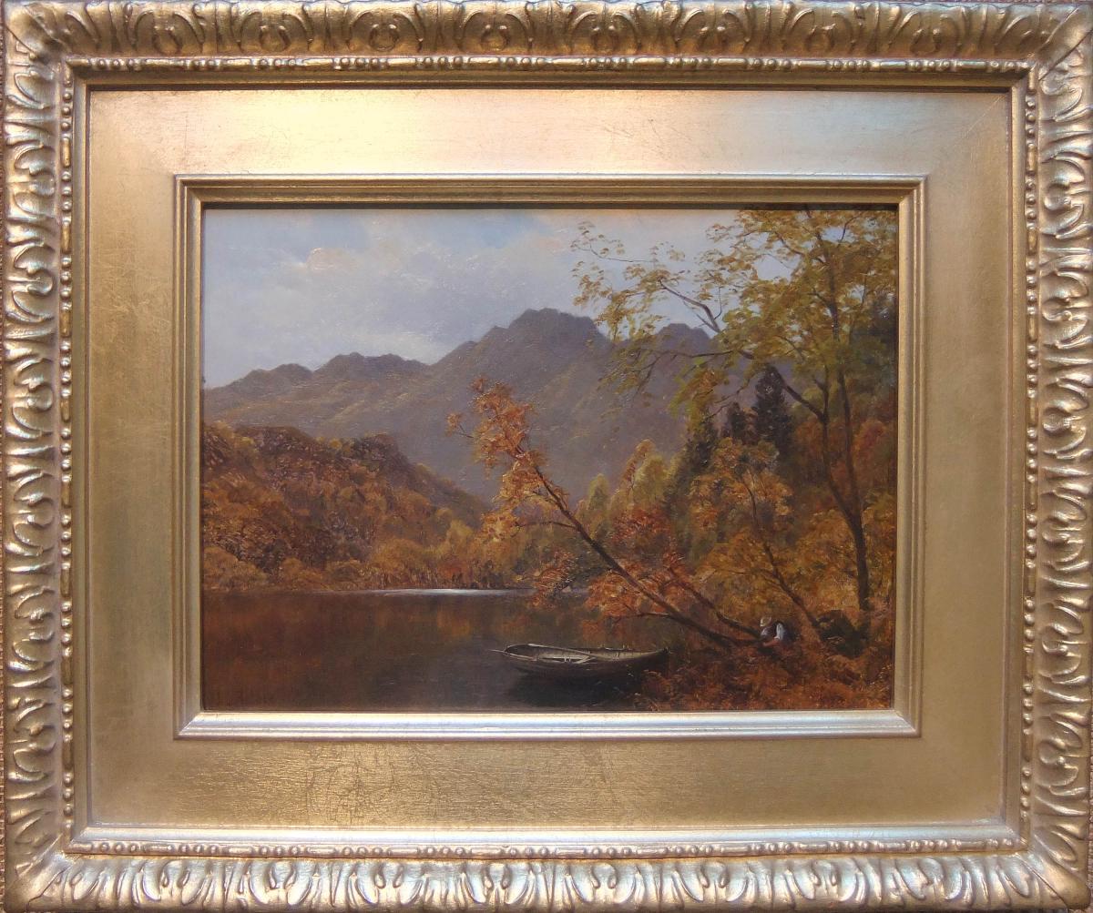 Bilbie Loch Katrine Ben Venue oil painting