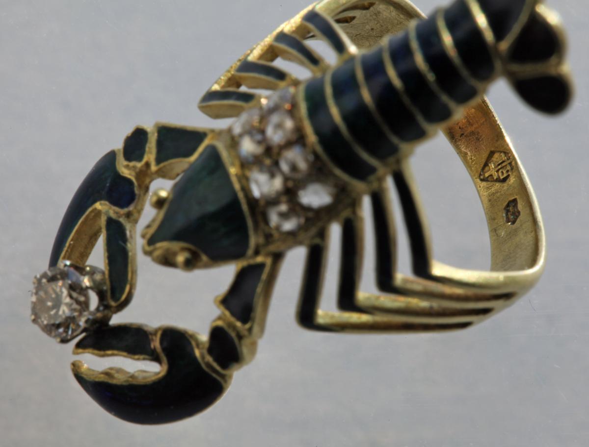 Rene Lalique Lobster Ring