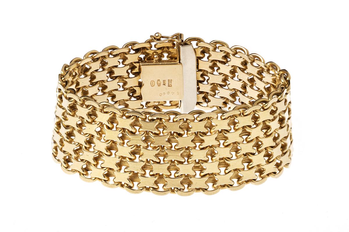 Cartier France Vintage Gold Link Bracelet Available For Immediate Sale At  Sothebys