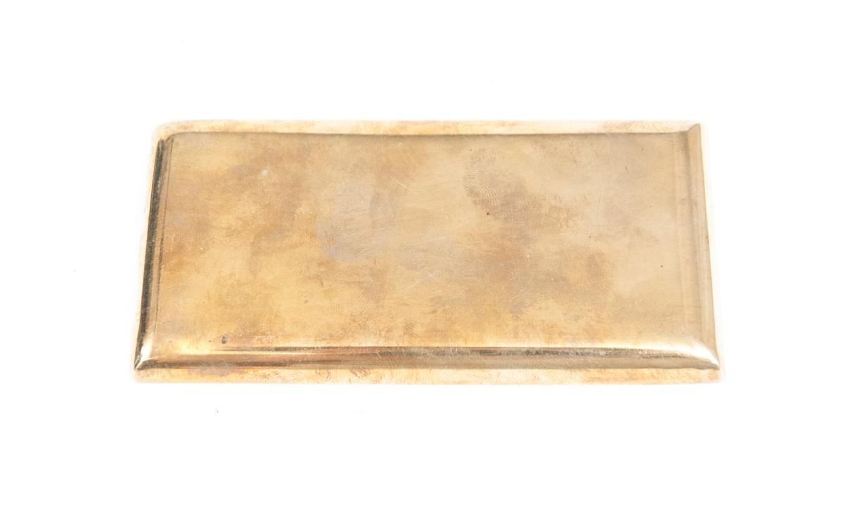 Maria Pergay style brass buckle tray