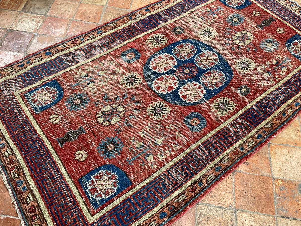 Ancient Antique Khotan rug