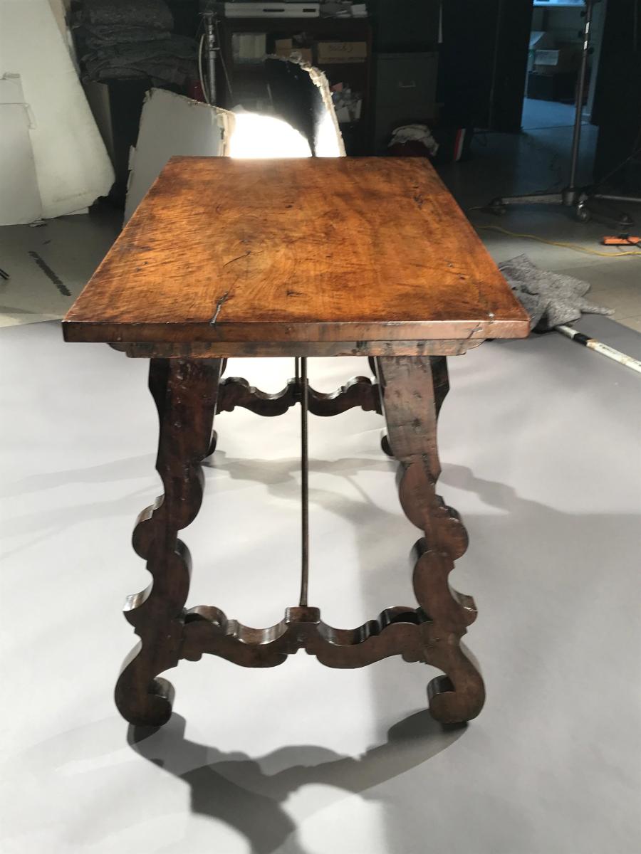 18th Century Italian Baroque Walnut Table