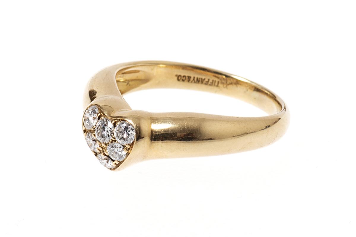 Tiffany Diamond Heart Ring in 18 Karat Gold