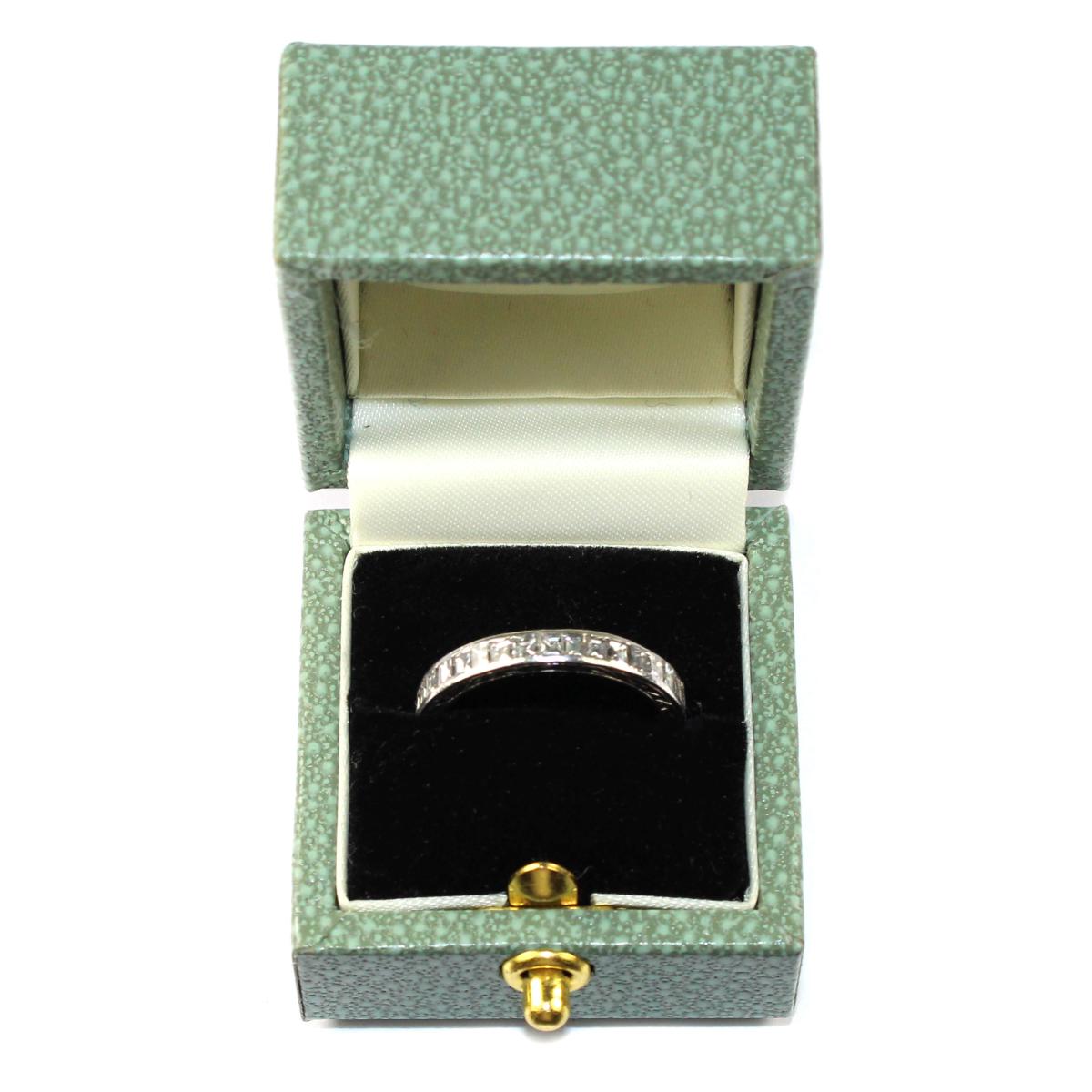 Art Deco Square Diamond Eternity Ring circa 1935