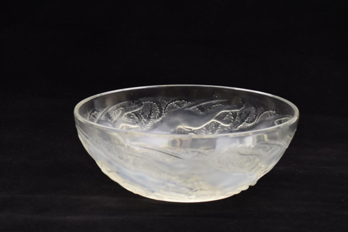 Rene Lalique Chiens no1 bowl