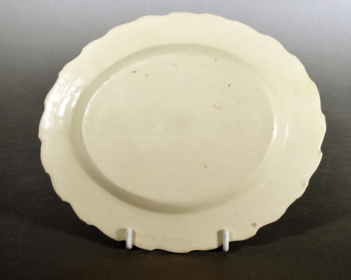 18th Century English Creamware Dish