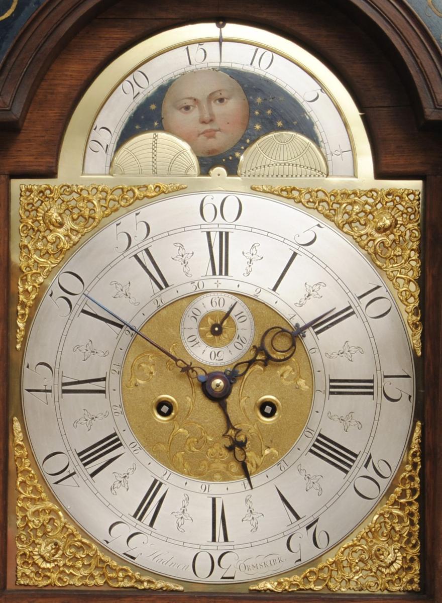 18th Century Mahogany Longcase Clock