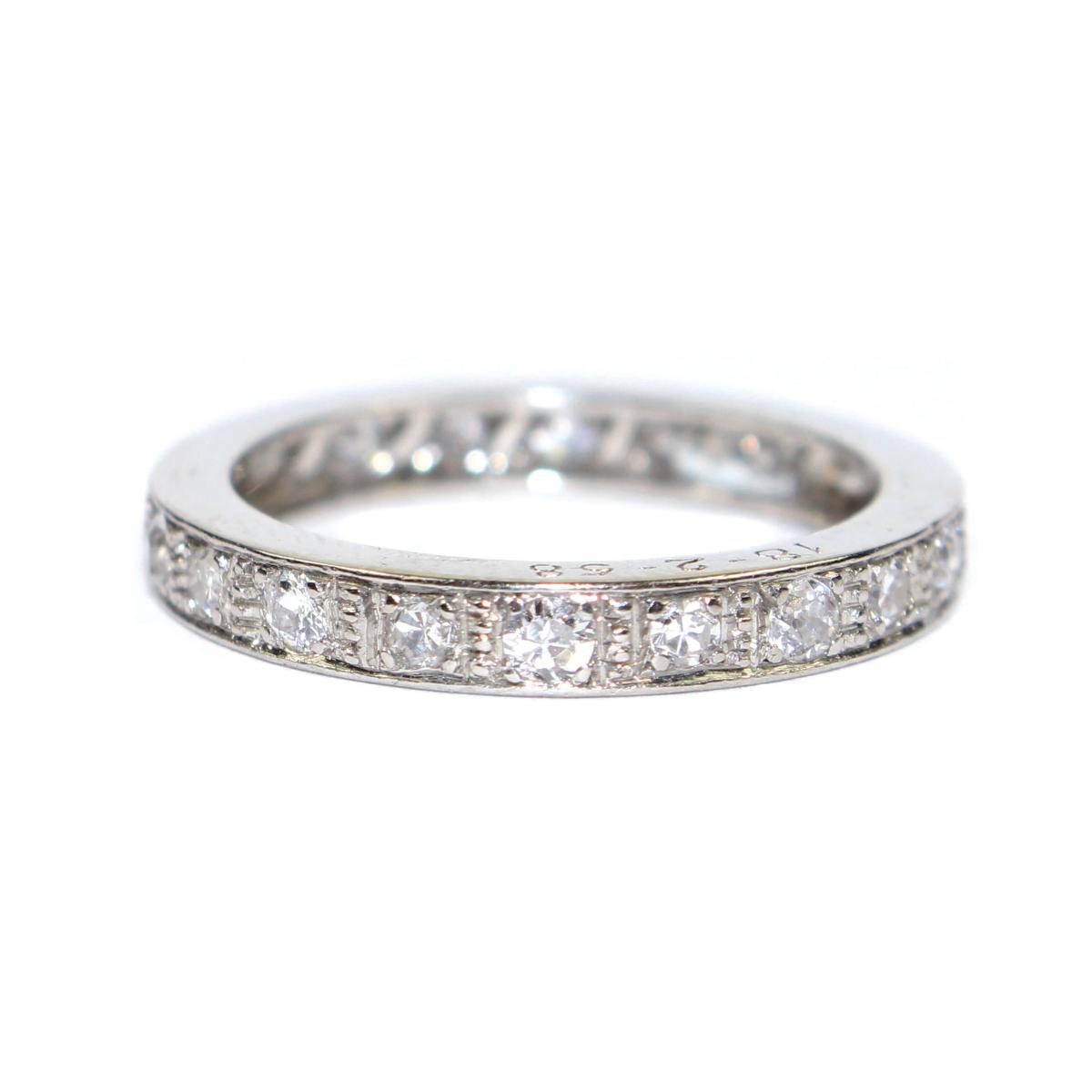 Art Deco Diamond Eternity Ring circa 1940