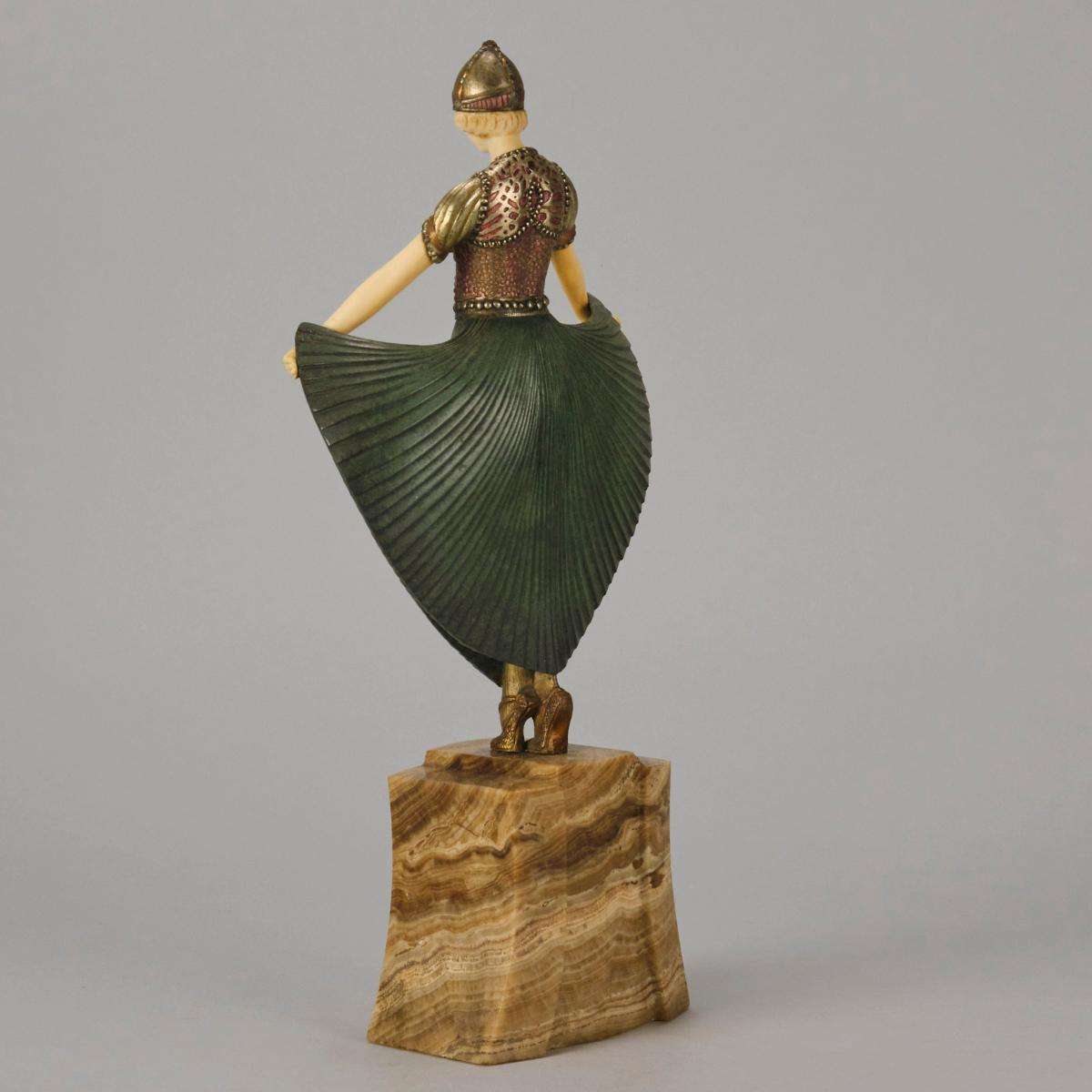 ‘The Actress’ Art Deco Bronze and Ivory by Demeter Chiparus - circa 1920
