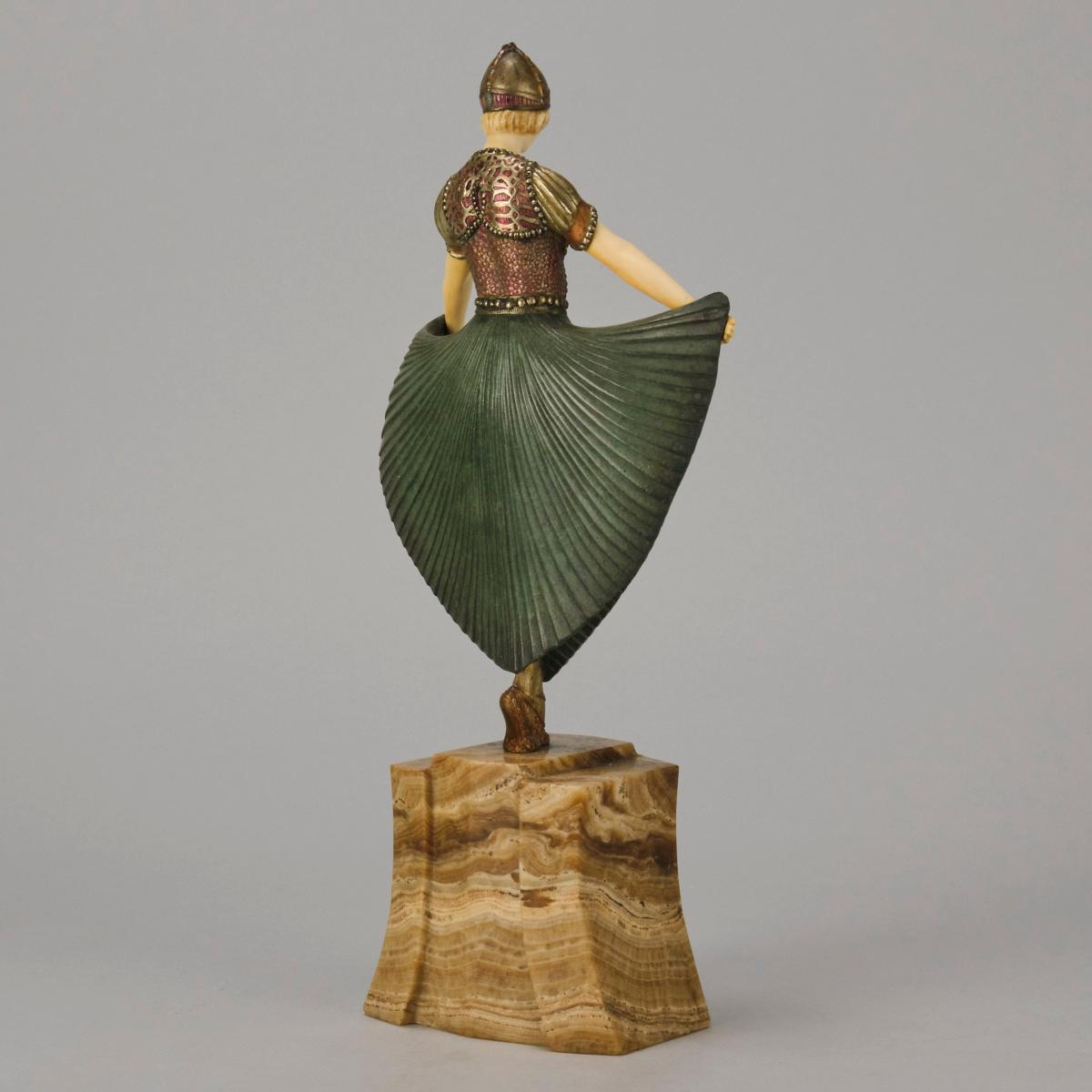 ‘The Actress’ Art Deco Bronze and Ivory by Demeter Chiparus - circa 1920