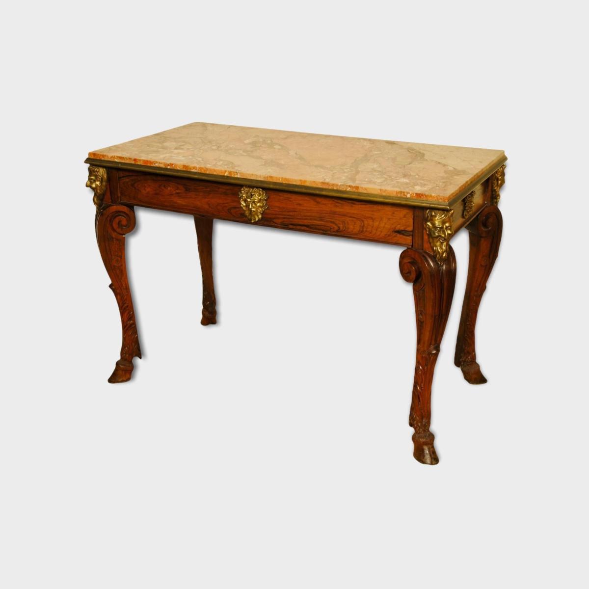 19th Century Rosewood and Ormolu Mounted Centre Table