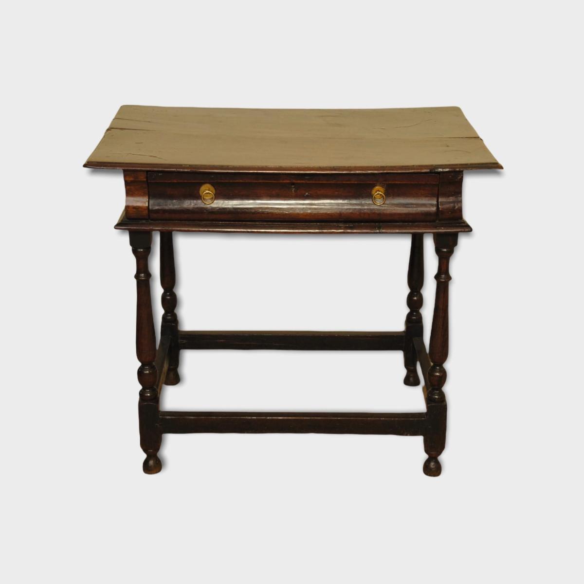 A Late 17th Century Oak Side Table