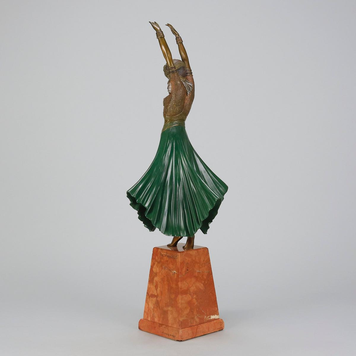 “Hindu Dancer” Art Deco Bronze by Demeter Chiparus - circa 1925
