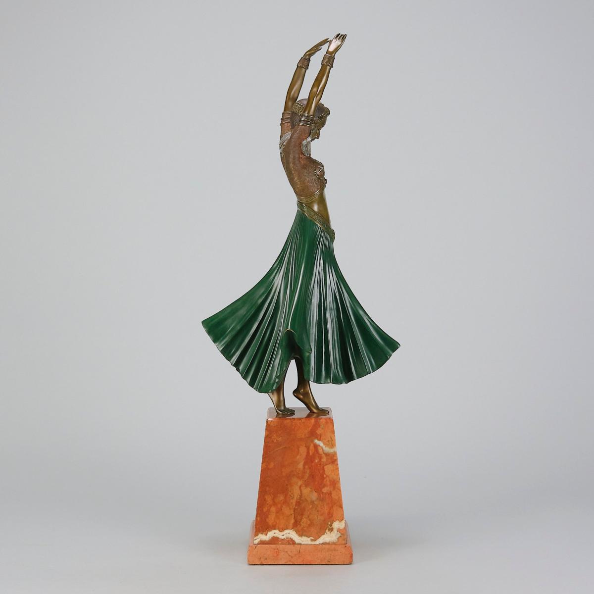 “Hindu Dancer” Art Deco Bronze by Demeter Chiparus - circa 1925
