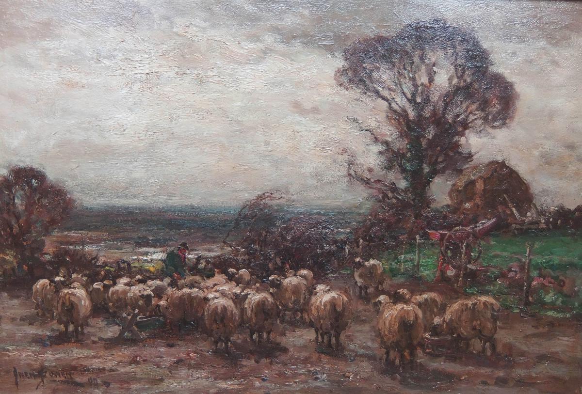 Owen Bowen oil painting Yorkshire landscape