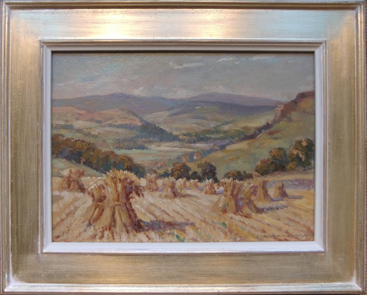 Byron Warmby landscape oil painting Derbyshire